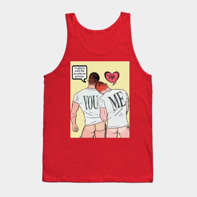 You & Me Comic Tank Top by JasonLloyd